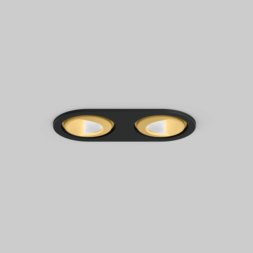SASSO 40 round wallwasher/floor trim 2 lamps